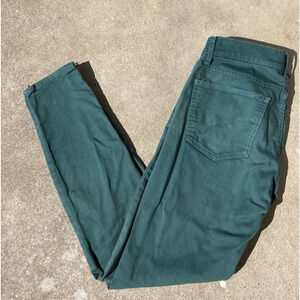 Gap 1969 Bright Green Inseam Zip Legging Jean Women's Size 26/2